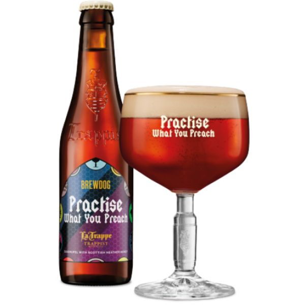 Practise what you preach 33cl (La Trappe, Brewdog, limited edition, 2021)